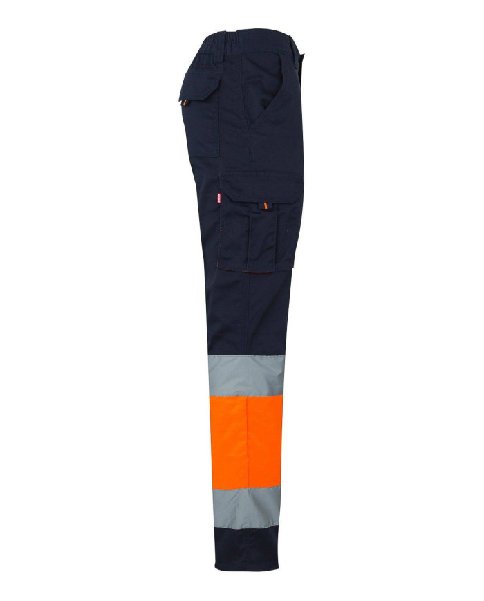 Pantalón stretch bicolor multibolsillos VELILLA