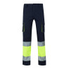 Pantalón stretch bicolor multibolsillos VELILLA