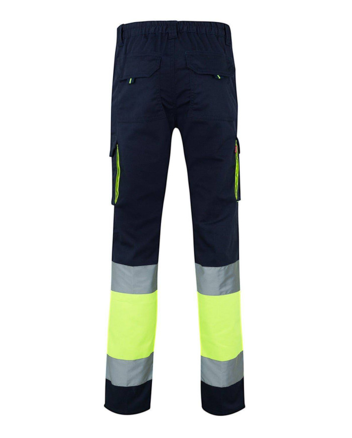 Pantalón stretch bicolor multibolsillos VELILLA