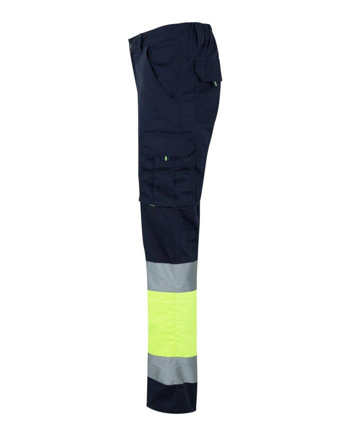 Pantalón stretch bicolor multibolsillos VELILLA