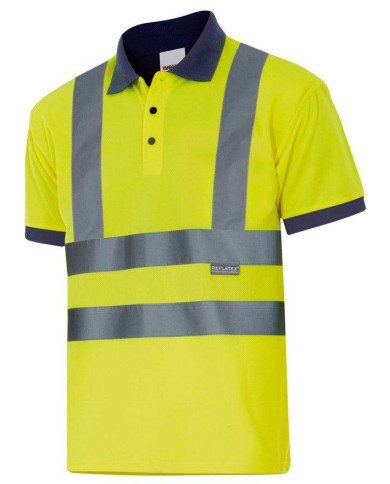 Polo bicolor manga corta VELILLA