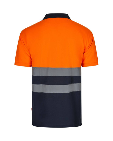 Polo bicolor manga corta VELILLA