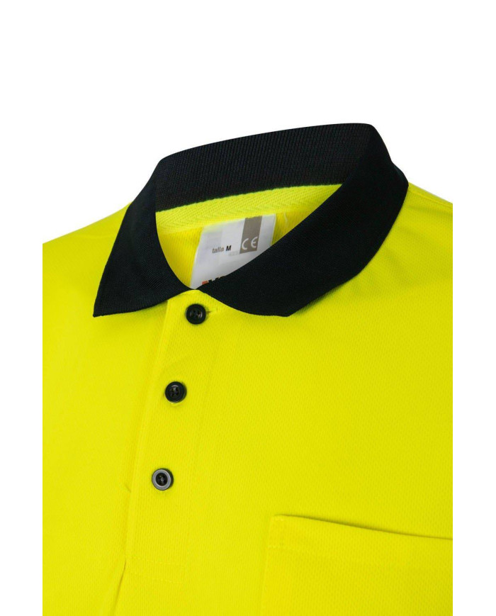 Polo bicolor manga corta VELILLA