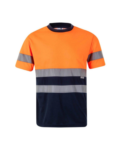 Camiseta técnica bicolor manga corta VELILLA