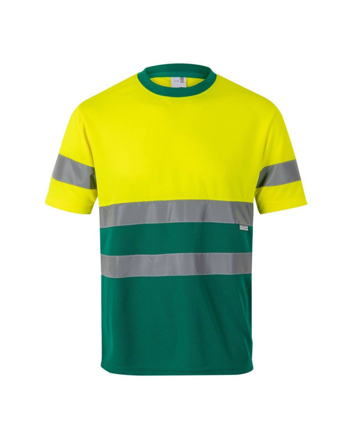Camiseta técnica bicolor manga corta VELILLA