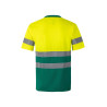 Camiseta técnica bicolor manga corta VELILLA