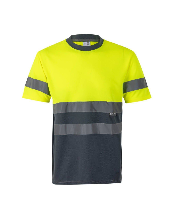 Camiseta técnica bicolor manga corta VELILLA
