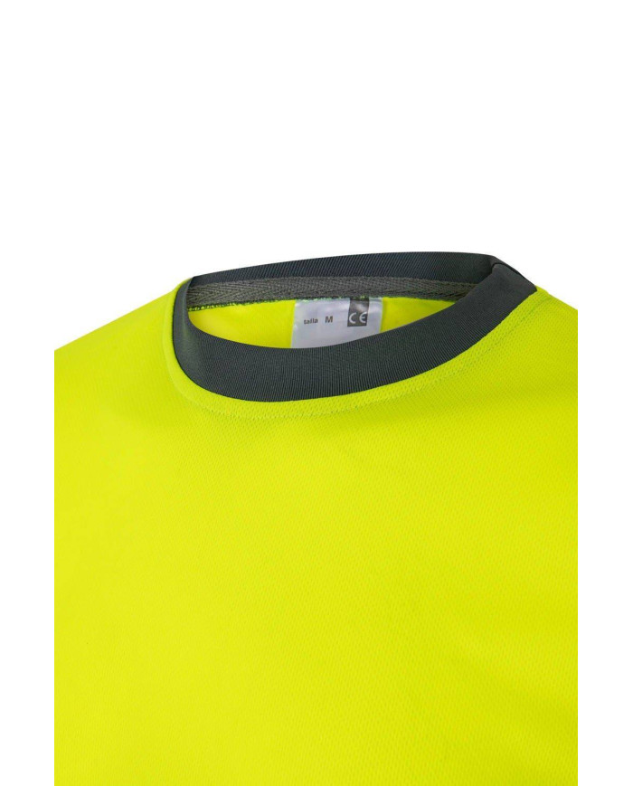Camiseta técnica bicolor manga corta VELILLA