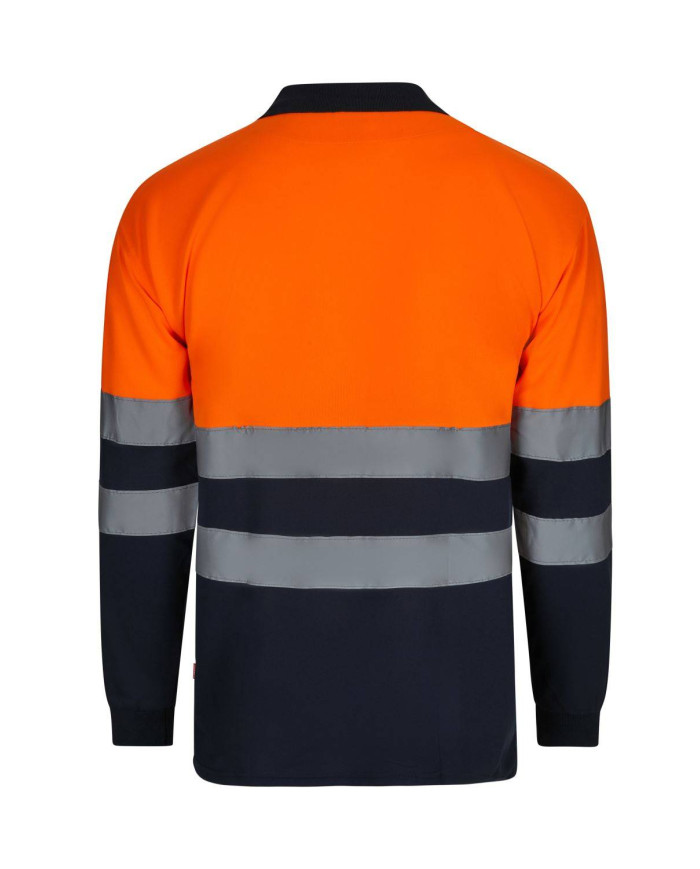 Polo bicolor manga larga VELILLA