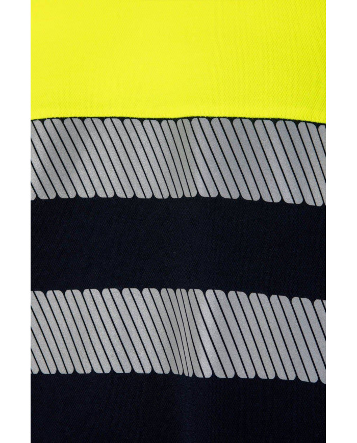 Camiseta algodón bicolor manga corta  cinta segmentada VELILLA