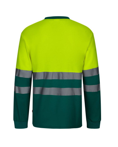 Camiseta algodón bicolor manga larga VELILLA