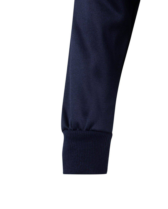 Sudadera bicolor con media cremallera cinta segmentada VELILLA