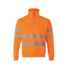 Sudadera con media cremallera cinta segmentada VELILLA