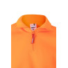 Sudadera con media cremallera cinta segmentada VELILLA