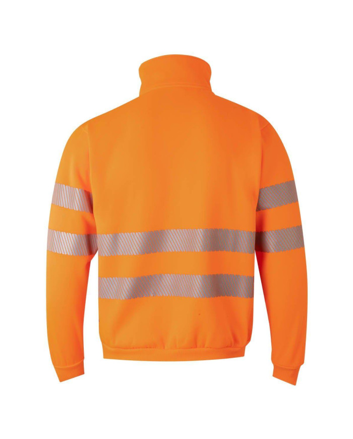 Sudadera con media cremallera cinta segmentada VELILLA