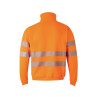 Sudadera con media cremallera cinta segmentada VELILLA
