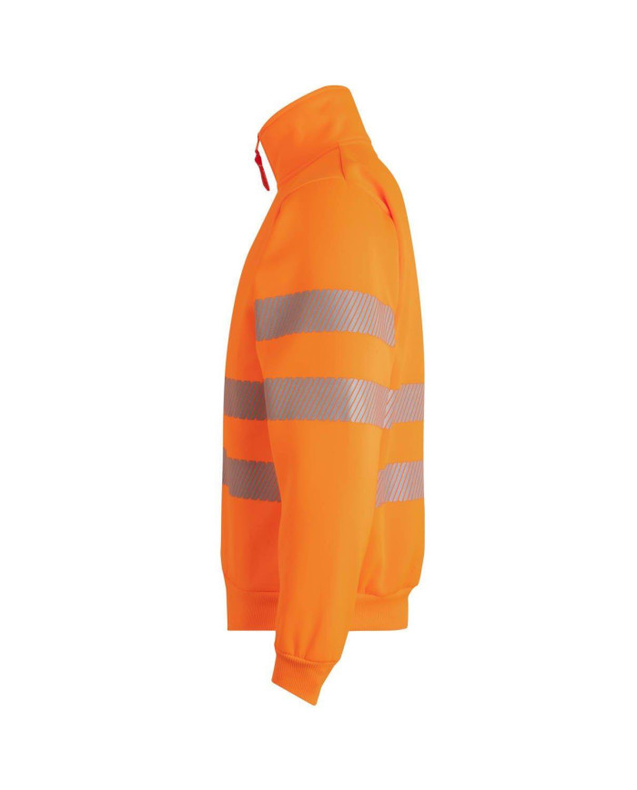 Sudadera con media cremallera cinta segmentada VELILLA