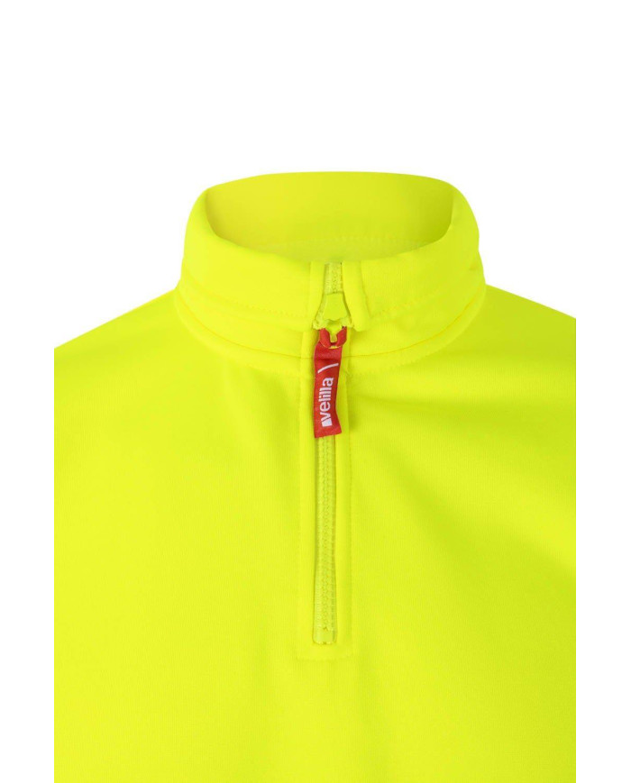 Sudadera con media cremallera cinta segmentada VELILLA