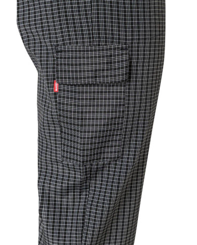 Pantalón de cocina cuadros multibolsillos VELILLA