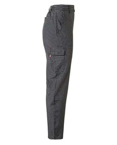 Pantalón de cocina cuadros multibolsillos VELILLA