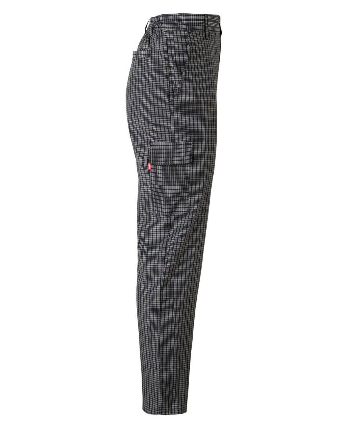 Pantalón de cocina cuadros multibolsillos VELILLA