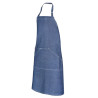 Delantal peto denim con bolsillos VELILLA