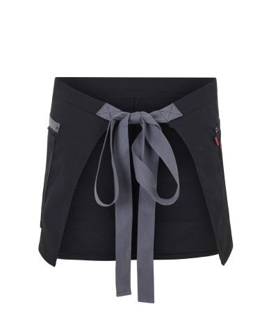 Delantal corto canvas bicolor VELILLA