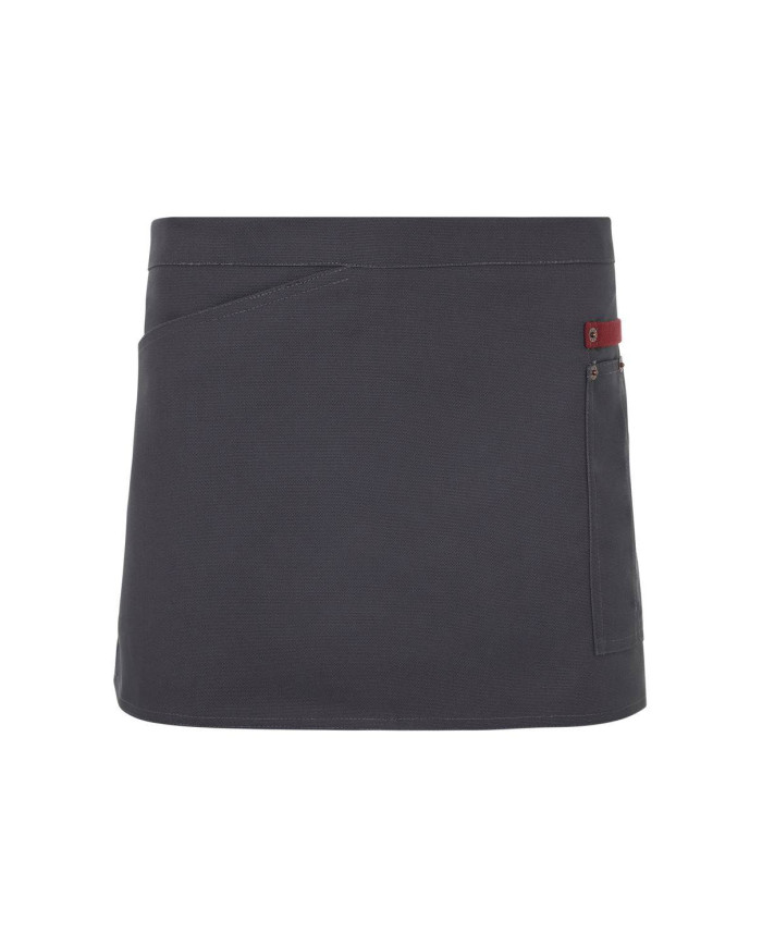 Delantal corto canvas bicolor VELILLA