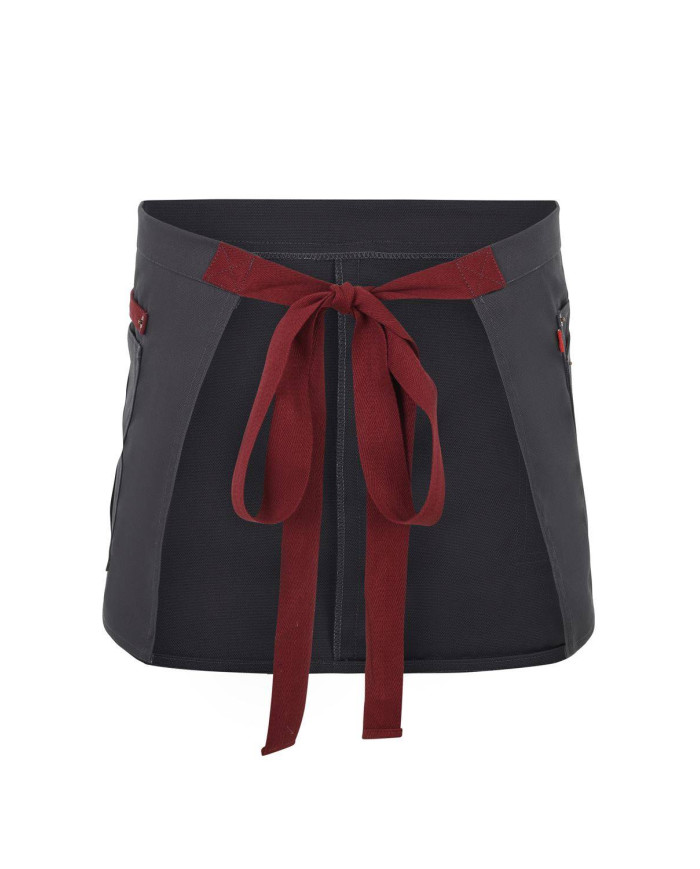 Delantal corto canvas bicolor VELILLA