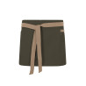Delantal corto canvas bicolor VELILLA