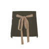 Delantal corto canvas bicolor VELILLA
