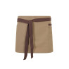 Delantal corto canvas bicolor VELILLA
