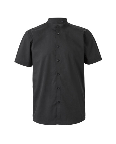 Camisa cuello tirilla stretch manga corta hombre VELILLA