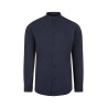 Camisa cuello tirilla stretch manga larga hombre VELILLA