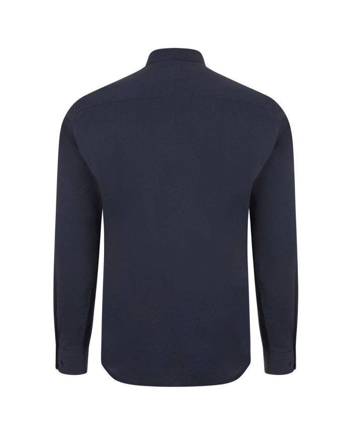 Camisa cuello tirilla stretch manga larga hombre VELILLA