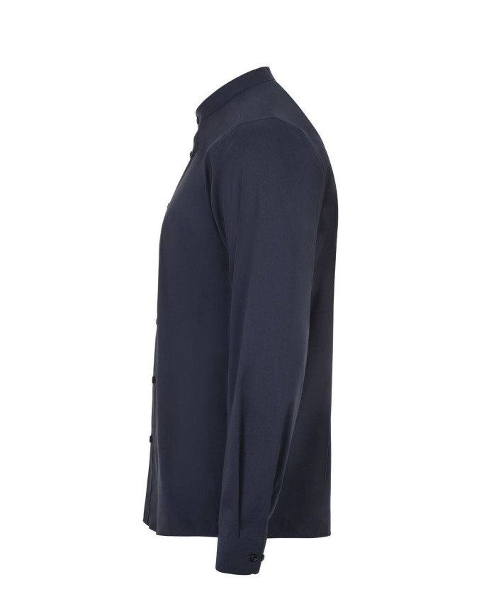 Camisa cuello tirilla stretch manga larga hombre VELILLA