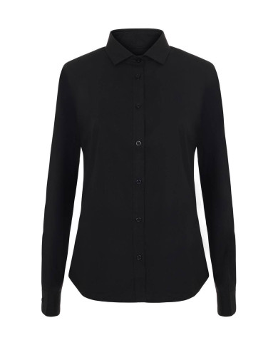 Camisa manga larga stretch mujer VELILLA