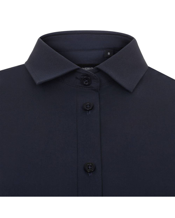 Camisa manga larga stretch mujer VELILLA