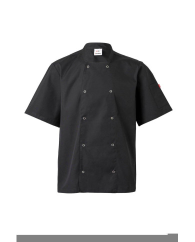 Chaqueta de cocina con automáticos manga corta VELILLA