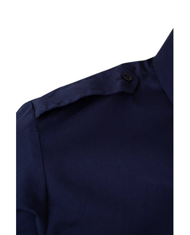 Camisa con galoneras manga larga VELILLA