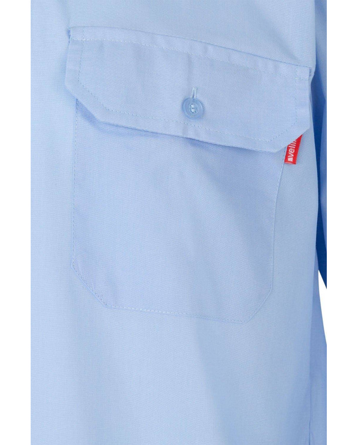 Camisa con galoneras manga larga VELILLA