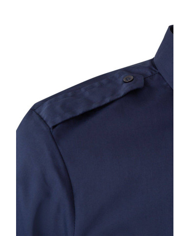 Camisa con galoneras manga corta VELILLA