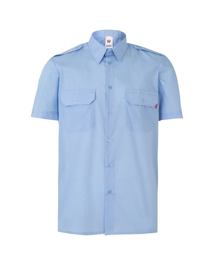 Camisa con galoneras manga corta VELILLA
