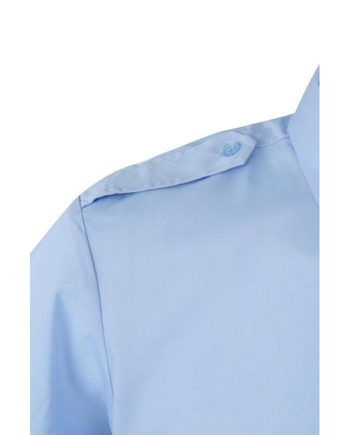 Camisa con galoneras manga corta VELILLA