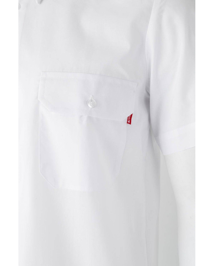 Camisa con galoneras manga corta VELILLA