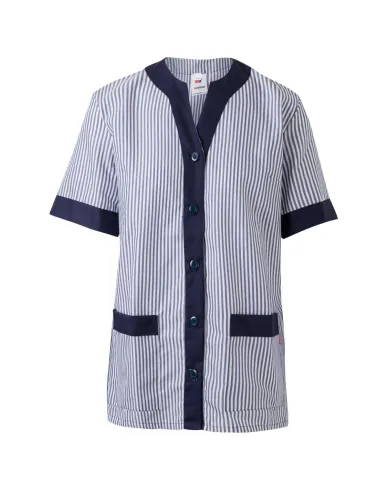 Chaqueta a rayas manga corta mujer VELILLA