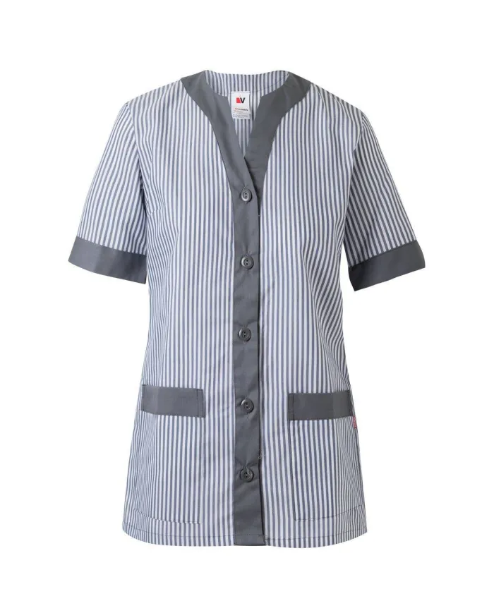 Chaqueta a rayas manga corta mujer VELILLA