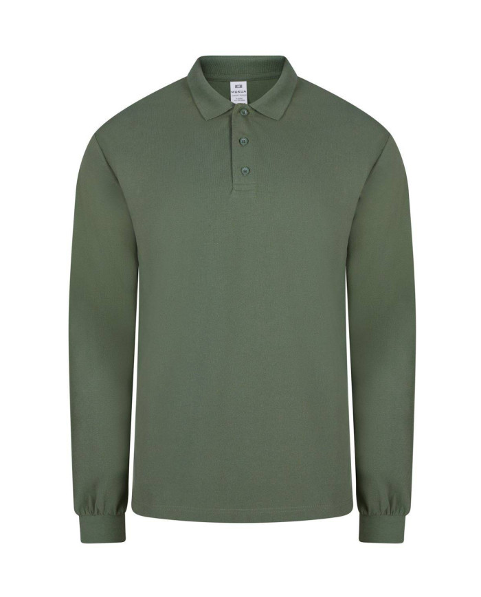 HOBART - POLO UNISEX MANGA LARGA 210 MUKUA