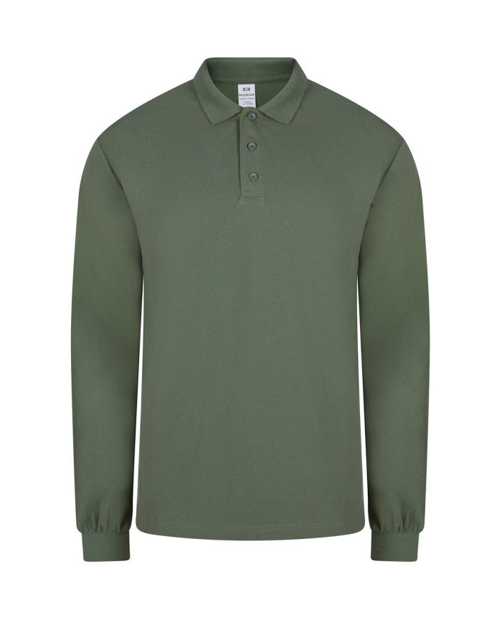 HOBART - POLO UNISEX MANGA LARGA 210 MUKUA