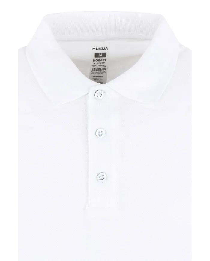 HOBART - POLO UNISEX MANGA LARGA 210 MUKUA